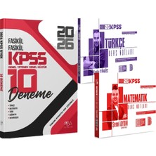 CBA Akademi 2026 Kpss Türkçe Matematik Ders Notları - 2026 Kpss 10 Deneme Fasikül Çözümlü