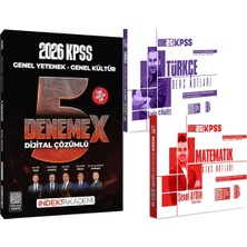 İndeks Akademi Yayıncılık 2026 Kpss Türkçe Matematik Ders Notları - 2026 Kpss 5 Denemex Çözümlü