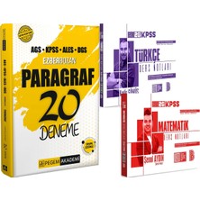 Pegem Akademi Yayıncılık 2026 Kpss Türkçe Matematik Ders Notları - 2026 Kpss Ezberbozan Paragraf 20 Deneme