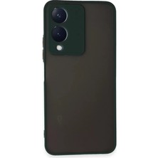 SBN - Store Mey Ithalat®  Vivo Y17S Kılıf Montreal Silikon Kapak - Yeşil