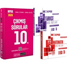 Pegem Akademi Yayıncılık 2026 Kpss Türkçe Matematik Ders Notları - 2026 Kpss Çıkmış Sorular 10 Yıl