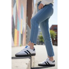 Walkenzo Cool Angola Unisex Casual Bağcıklı Anatomik Rahat Taban Spor Ayakkabı