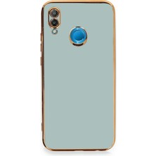 SBN - Store Mey Ithalat®  Huawei P20 Lite Kılıf Volet Silikon - Açık Yeşil