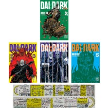 Athica Books Dai Dark 2-3-4-5. Ciltler Manga Seti (Özel Cetvel ve Manga Ayracı Hediyeli)