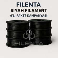 Filenta Siyah Pla Premium Filmanet 6'lı Set