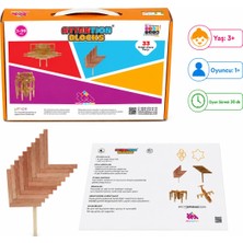 Zet Zeka ATTENTION BLOCKS 33 Ahşap Parça Denge Oyunu 3+ Yaş 1+ Oyuncu
