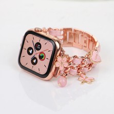 Casen Watch Saat 45MM Rose Gold Love Kalp Tasarımlı Şık Kordon