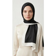 Jakar Şal Ap Monogram Desen - Siyah