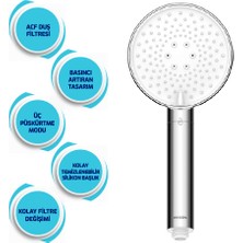Philips Filtreli Duş Başlığı Cilt ve Saç Dostu Ash1516ch Krom