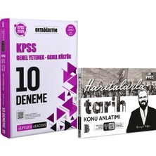 Pegem Akademi Yayıncılık 2026 Haritalarla Tarih Konu Anlatımı - 2026 Kpss Ortaöğretim 10 Deneme