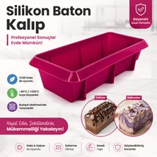 Formzen Silikon Baton Kek Kalıbı | Yapışmaz Esnek Baton Ekmek, Kek, Brownie ve Sabun Kalıbı | Gıda Sınıfı Silikon