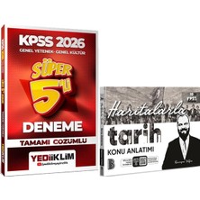 Yediiklim Yayınları 2026 Haritalarla Tarih Konu Anlatımı - 2026 Kpss Çözümlü Süper 5li Deneme