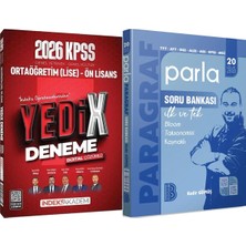 İndeks Akademi Yayıncılık 2026 Parla Paragraf Soru Bankası - 2026 Kpss Lise Ortaöğretim Ön Lisans Yedix 7 Deneme
