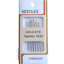 Needles Etamin Iğnesi Gold-Eye 18/22 / 2 Paket