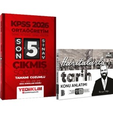 Yediiklim Yayınları 2026 Haritalarla Tarih Konu Anlatımı - 2026 Ortaöğretim Son 5 Sınav Çıkmış Sorular