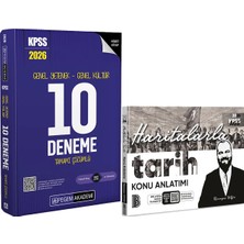 Pegem Akademi Yayıncılık 2026 Haritalarla Tarih Konu Anlatımı - Kpss Genel Yetenek Genel Kültür 10 Deneme