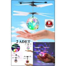 TAN EXPRESS Çift Pervaneli Sensörlü Rgb Işıklı Uçan Top 2 Adet (Videolu)