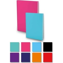 Elma Renk Kuşağı Defter 20 x 28 cm 160 Yaprak Kareli 1 Adet
