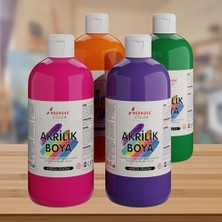 Ara Renkler Akrilik Boya 4'lü Set 4X500 gr