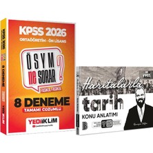 Yediiklim Yayınları 2026 Haritalarla Tarih Konu Anlatımı - 2026 Ösym Ne Sorar Ortaöğretim Ön Lisans 8 Deneme