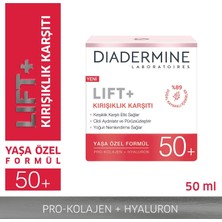 Diadermine Lift+ Kırışıklık Karşıtı Gündüz Kremi 50 ml Karma Ciltler için Sıkılaştırıcı Etki