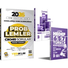 Yediiklim Yayınları 2026 Kpss Türkçe Soru ve Deneme Seti - 2026 Tüm Adaylar Için Problemler Çözümlü Çıkmış Sorular