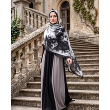 Batik Desenli Pamuk Soft Şal Siyah Batik - Mira Ipek