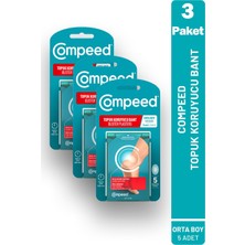 Compeed Topuk Koruyucu Bant Orta Boy 5'li 3 Paket