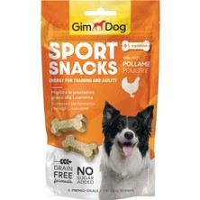 Gimdog Sportsnacks Tavuk & L-Carnitinli Ödül Tableti, 60 gr