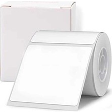 Nevamel® Nıımbot T50 Etiket 50MM x 50MM (Tek Kolonda 1li) 150 Adet Beyaz Kare (B1 B21S B3S B21 PRO)(1923)