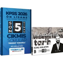 Yediiklim Yayınları 2026 Haritalarla Tarih Konu Anlatımı - 2026 Ön Lisans Son 5 Sınav Çıkmış Sorular