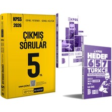 Pegem Akademi Yayıncılık 2026 Kpss Türkçe Soru ve Deneme Seti - 2026 Kpss Çıkmış Sorular 5 Yıl