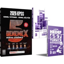 İndeks Akademi Yayıncılık 2026 Kpss Türkçe Soru ve Deneme Seti - 2026 Kpss 5 Denemex Çözümlü