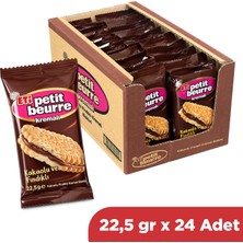Eti Kakaolu Fındık Kremalı Petibör Bisküvi 22,5 gr x 24 Adet
