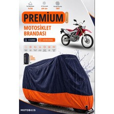 Motobros Motosiklet Brandası Honda Crf Motor Brandası Motor Örtüsü Su Geçirmez Paraşüt Kumaş Uv Korumalı Premium