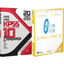 CBA Akademi 345 - Paragraf Sıfır Risk - 2026 Kpss 10 Deneme Fasikül Çözümlü