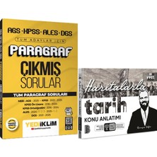 Yediiklim Yayınları 2026 Haritalarla Tarih Konu Anlatımı - Paragraf Pdf Çözümlü Tüm Paragraf Soruları Çıkmış Sorular