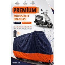 Motobros Motosiklet Brandası Apec Ps5 Motor Brandası Motor Örtüsü Su Geçirmez Paraşüt Kumaş Uv Korumalı Premium