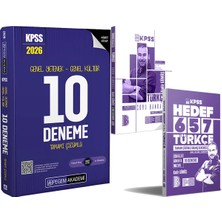Pegem Akademi Yayıncılık 2026 Kpss Türkçe Soru ve Deneme Seti - Kpss Genel Yetenek Genel Kültür 10 Deneme