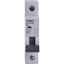 4VTB-1B06 Otomatik Sigorta 4,5ka B Tipi 1 Kutup 06A