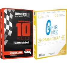 Yediiklim Yayınları 345 - Paragraf Sıfır Risk - 2026 Kpss Son Viraj Serisi Çözümlü 10 Fasikül Deneme