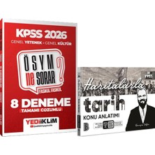 Yediiklim Yayınları 2026 Haritalarla Tarih Konu Anlatımı - 2026 Kpss Ösym Ne Sorar Çözümlü Fasikül 8 Deneme