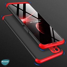 Oppo A92 Için Kılıf Double Dip 360 Protective Siyah Mavi [A92 ile Uyumlu Kılıf - Siyah Mavi]