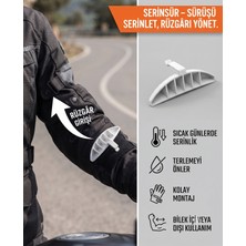 Print Zone Esinti - Motosiklet Ceket Kol Içi Havalandırma Aparatı - Rüzgar Yönetici