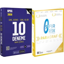 Pegem Akademi Yayıncılık 345 - Paragraf Sıfır Risk - Kpss Genel Yetenek Genel Kültür 10 Deneme