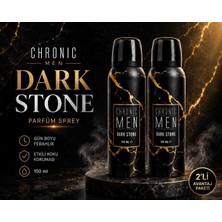 Chronic Men Dark Stone Erkek Deo Sprey 150 Mlx2