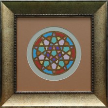 E38 El Işçiliği Tezhip Tablo - 38*38 cm - 6541