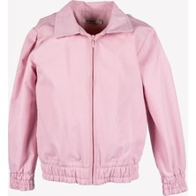 OZMOZ Organik Kanvas Pembe Baharlık Kız Çocuk Mont