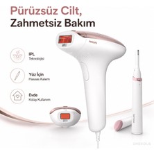 Philips Ipl Lazer Epilasyon Aleti Ev Tipi Tüy Azaltıcı Yüz ve Vücut Başlıklı Cilt Rengi Sensörlü Hassas