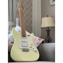 Soloking Ms-11 Classic Mkıı With Roasted Maple Fb In Vintage White W/gigbag